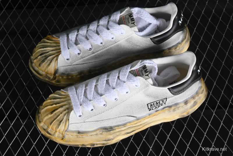 Wayne MMY Original Sole Leather Low Sneaker with Deconstructed Ice Cream Outsole - W.E5