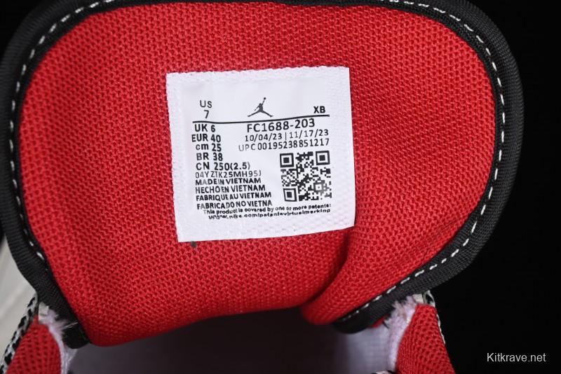 Nike Air Jordan 1 Low Supreme Collaboration Year of the Snake Limited Edition Retro Basketball Shoes - FC1688-203