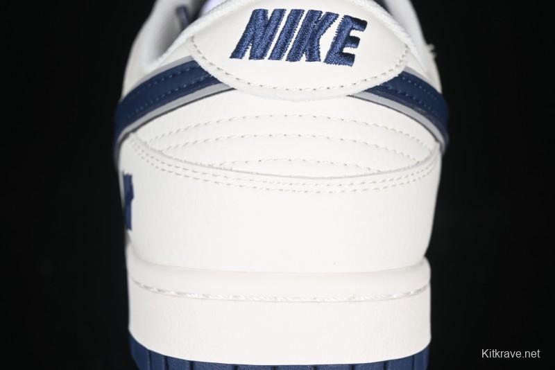 Nike SB Dunk Low UN Collaboration - Dark Blue Anniversary High-End Custom Low-Top Casual Sneakers - XX2026-666