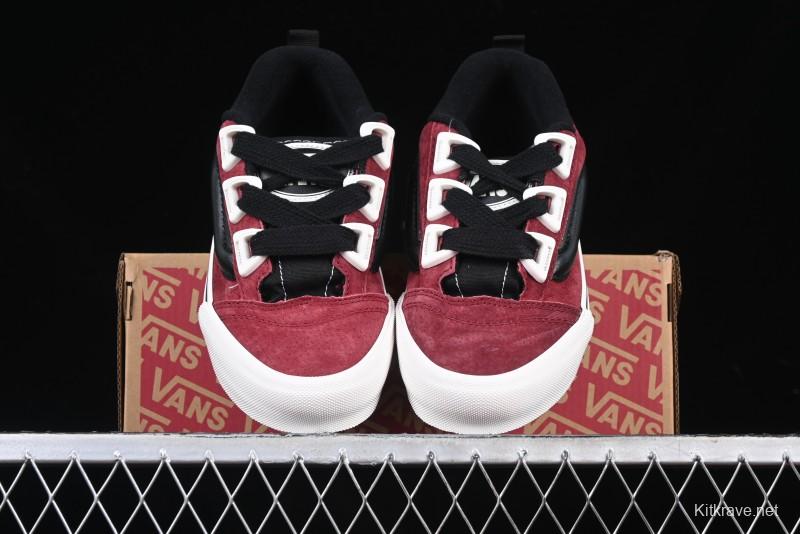 Vans Knu Skool DR Wine Red New Series Chunky Sneakers - VN000CZUVE8
