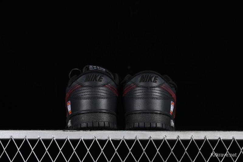 Nike Dunk Low Panda Prank Universe Exploration - Boundless Abyss Cool Black SB Strap Low Top Casual Skate Shoes - DV0831-002