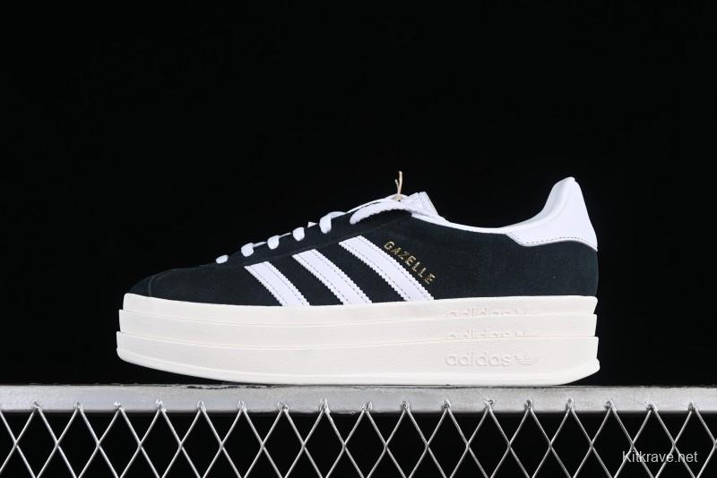 Adidas Originals Gazelle Bold HQ6912 Low-Top Sneakers with Thick Sole for Casual Wear Anti-Slip and Durable - HQ6912