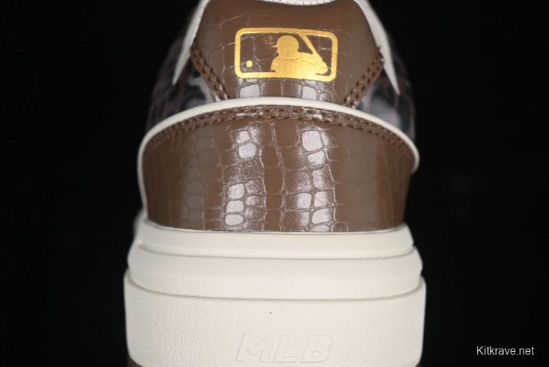 New York Yankees Chunky Liner Lux Leopard Thick Sole Casual Running Shoes - 3ASXCLE4N43BGS