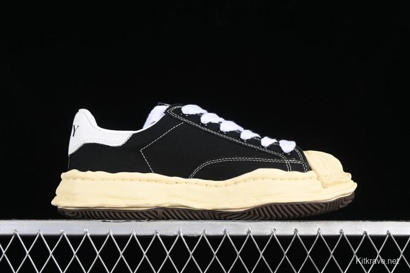 Wayne Original Sole Leather Low Sneaker with Melted Ice Cream Outsole - W.E5