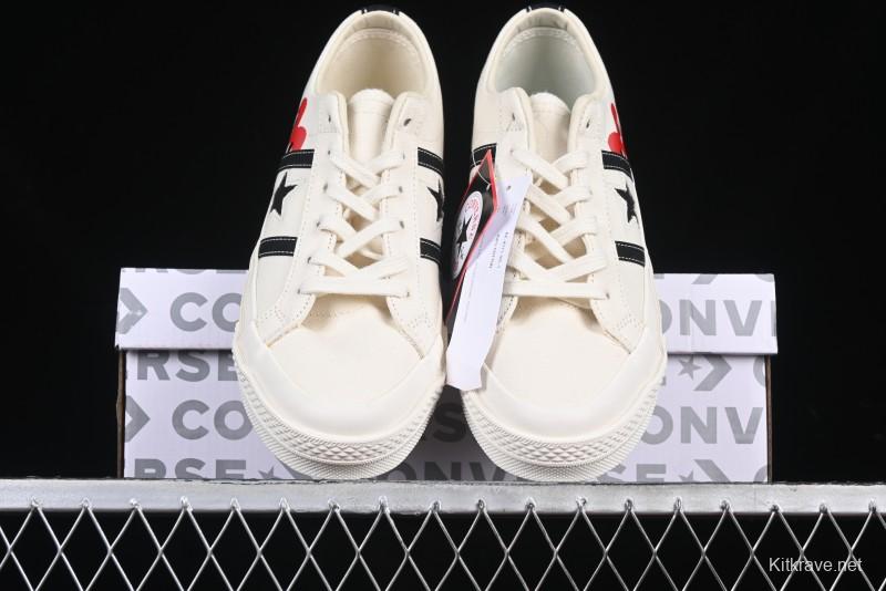 Converse One Star Academy Pro Low Top Casual Sneakers in Collaboration with Comme Des Garcons - A09878C