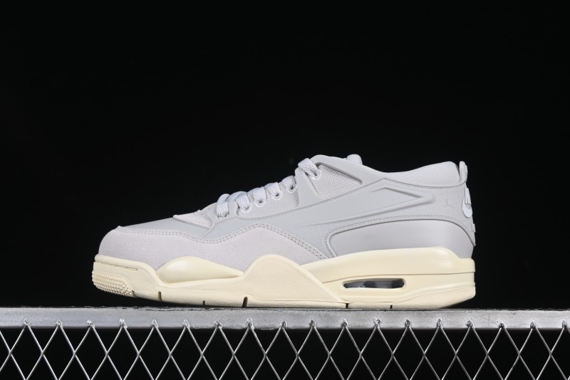 Nike Air Jordan 4 Remastered Sneakers with Textile Mesh Leather and Suede Upper - FQ7940-001