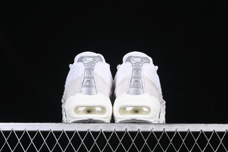 Nike Air Max 95 Retro Running Shoes with Air Cushion - CU8406-100