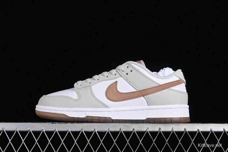 Nike Dunk Low SB Casual Sneakers in Phantom/Khaki Colorway - FJ4188-001