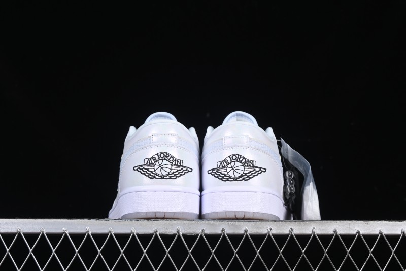 Nike Air Jordan 1 Low "Year of the Snake 2025" AJ1 Basketball Shoes with Iridescent Pearl Finish - HF4080-001