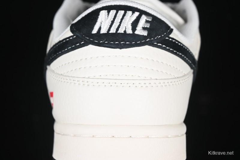 Nike SB Dunk Low Supreme Collaboration - Beige Brown Anniversary High-End Custom Low-Top Casual Skate Shoes - XS1086-003