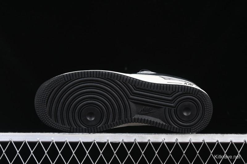 Nike Air Force 1'07 Low The North Face Collaboration Black Beige Grey Casual Sneakers - XZ6188-976