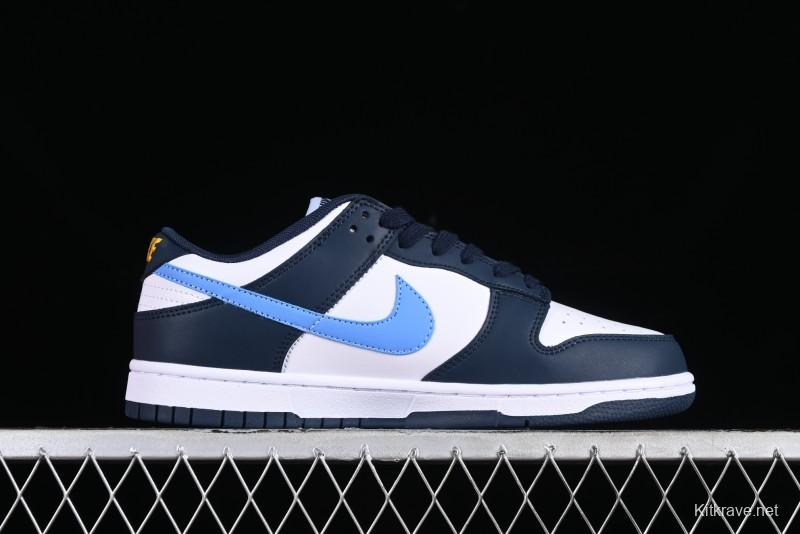 Nike Dunk Low SB Casual Skate Shoes in Obsidian/University Blue Colorway - FN7800-400