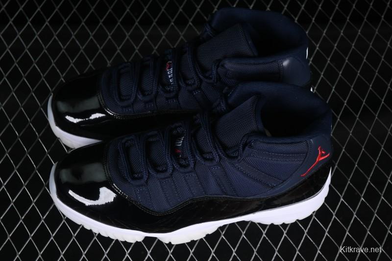 Nike Air Jordan 11 Retro High Navy Blue Basketball Shoes - CT8012-406