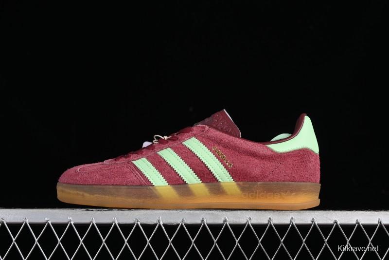 Adidas Originals Gazelle Indoor IH7487 Retro Casual Slip-Resistant Wear-Resistant Low-Top Skate Shoes