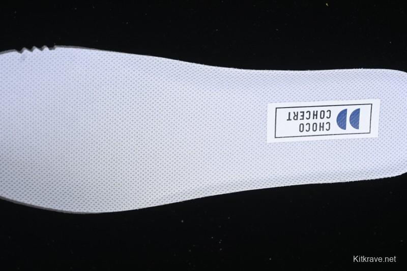 Choco Concert Leather Round Square Asymmetrical Fashion Sneakers White - AJE5