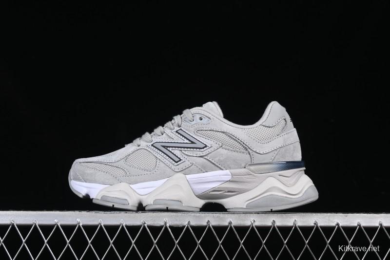 New Balance NB9060 Series Retro Casual Running Shoes with ABZORB Cushioning - U9060JGR