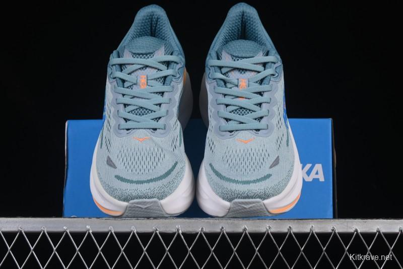 HOKA ONE ONE Bondi 9 Cushioned Running Shoes with Soft EVA Midsole - 1162011 GYBU