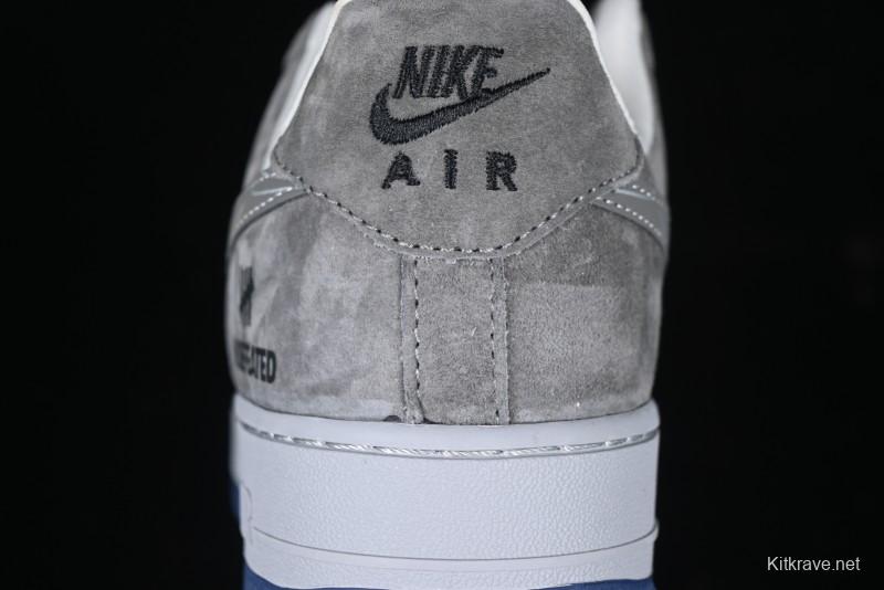 Nike Air Force 1 '07 Low UN Collaboration - Shadow Grey Pigskin Sneakers DF0188-018