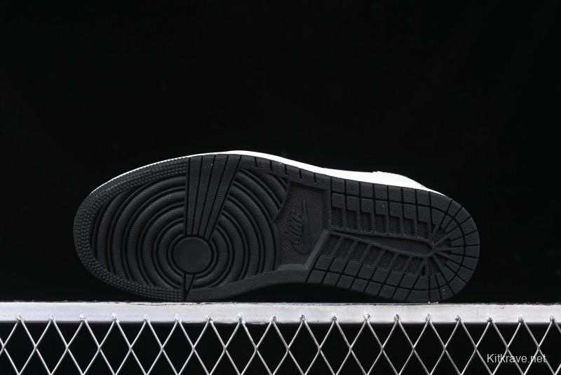 Nike Travis Scott x Fragment Design x Air Jordan 1 Low OG SP AJ1 Retro Sneakers in Summer Cicada Grey - XZ6898-001