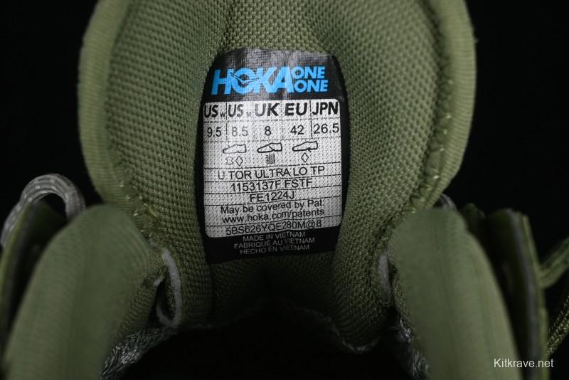 HOKA ONE ONE Tor Ultra Low Round Toe Cushioned Durable Low-Cut Hiking Shoes - 1153137F FSTF