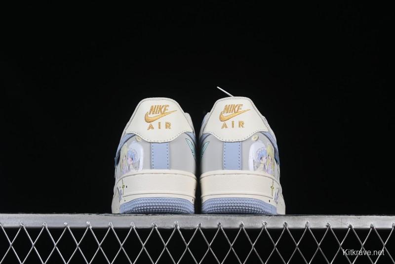 Nike Air Force 1'07 Low "Cherub" Anime Hand-Painted Doodle Low-Top Casual Sneakers - DB3301-711