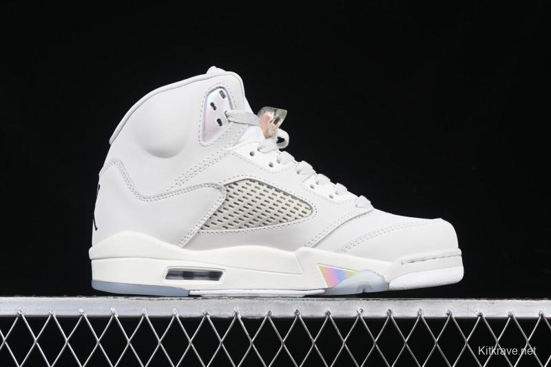 Nike Air Jordan 5 Retro Light Orewood Brown Snake Year Limited Basketball Shoes - HF3183-001