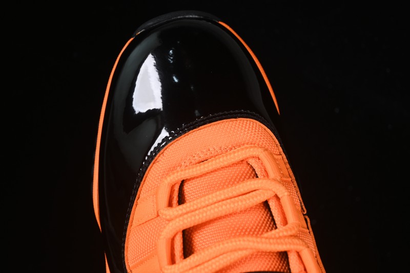 Nike Air Jordan 11 Retro High Top Basketball Shoes in Black/Orange - CT8012-800