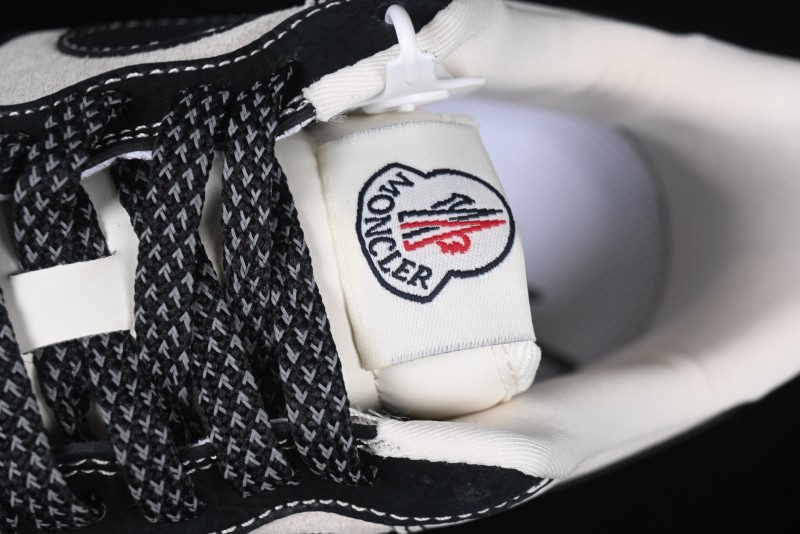 Nike Air Force 1 '07 Low Moncler Collaboration - Black Lychee Grain Pigskin Low-Top Casual Sneakers - CH6336-514