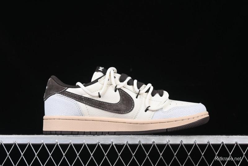 Nike Travis Scott x Fragment Design x Air Jordan 1 Low OG SP AJ1 - XS3186-204