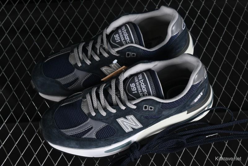 New Balance Made In USA 991 Series Classic Casual Dad Shoes Retro Running Sneakers - U991NV2