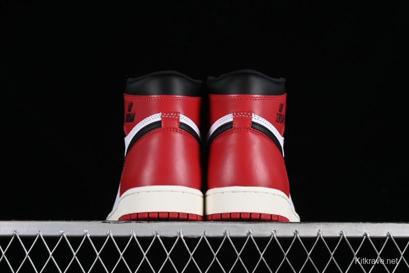 Nike Air Jordan 1 High OG "Black Toe Reimagined" Retro Basketball Shoes - DZ5485-106