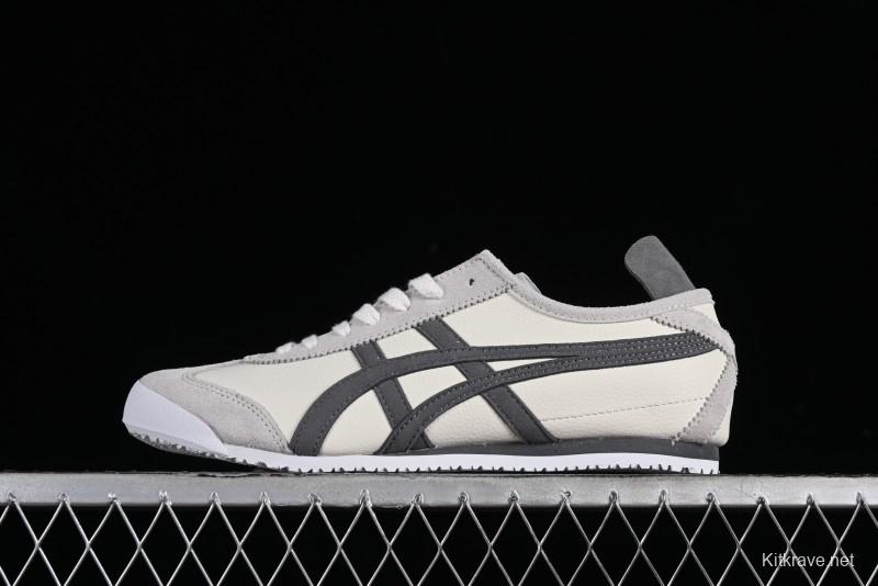 Onitsuka Tiger Mexico 66 Low-Top Leather Casual Running Shoes - 1183C076-100