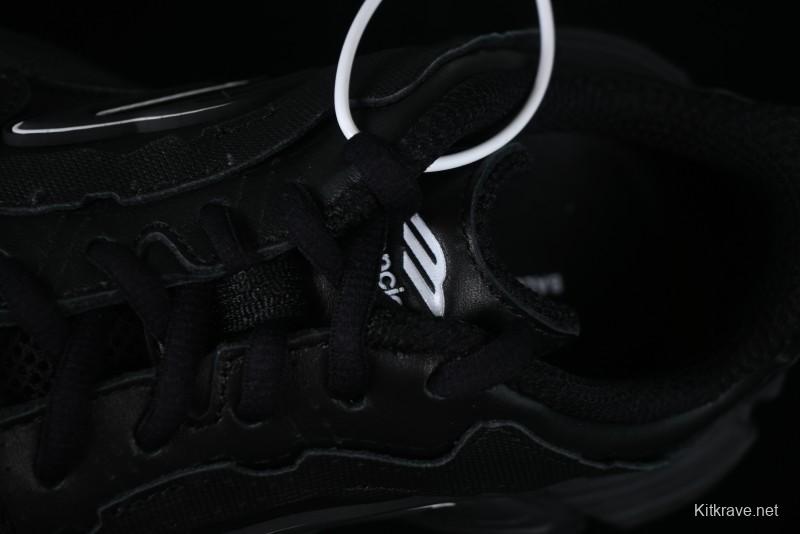 Balenciaga Monday Leather Round Toe Lace-Up Low-Top Casual Shoes - WDTSC1000