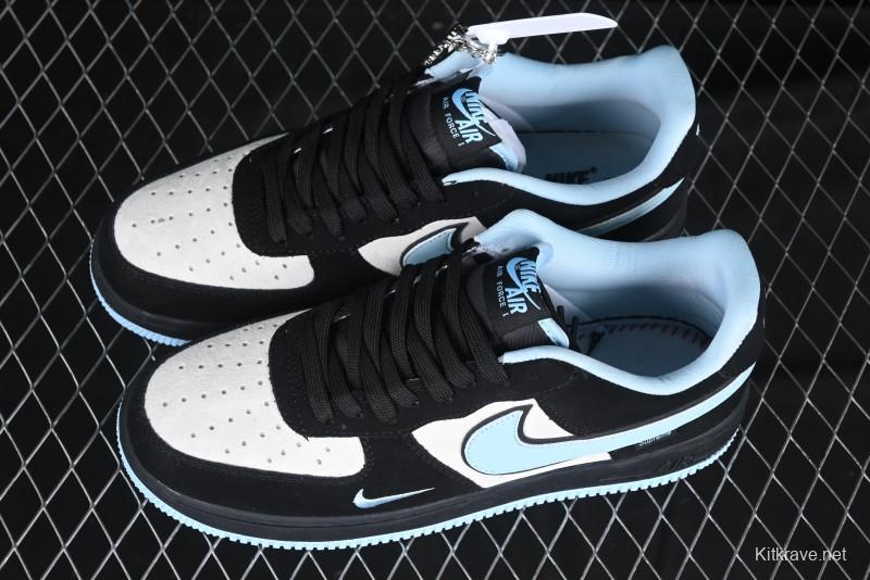 Nike Air Force 1 '07 Low Supreme Collaboration Tiffany Blue Low-Top Casual Sneakers - DF0188-025