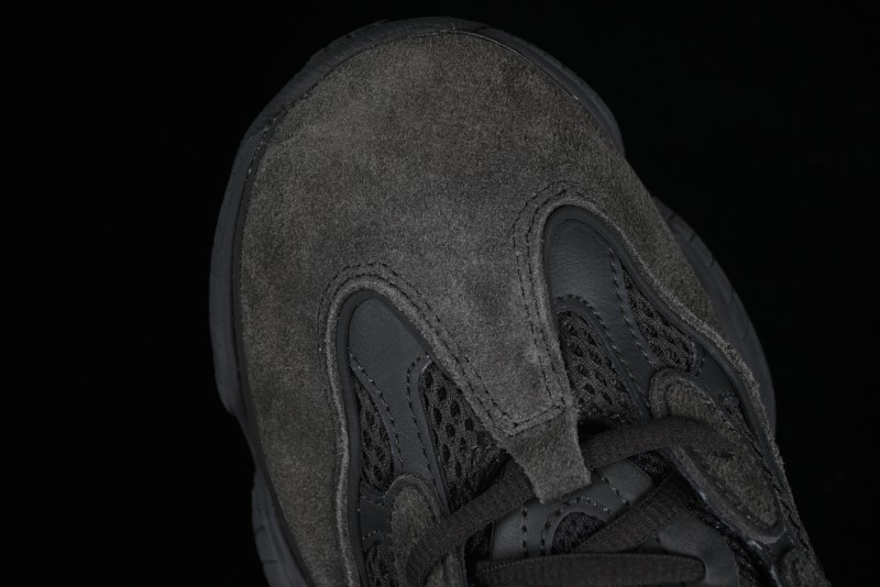 Adidas Yeezy 500 Black Casual Running Shoes - F36640