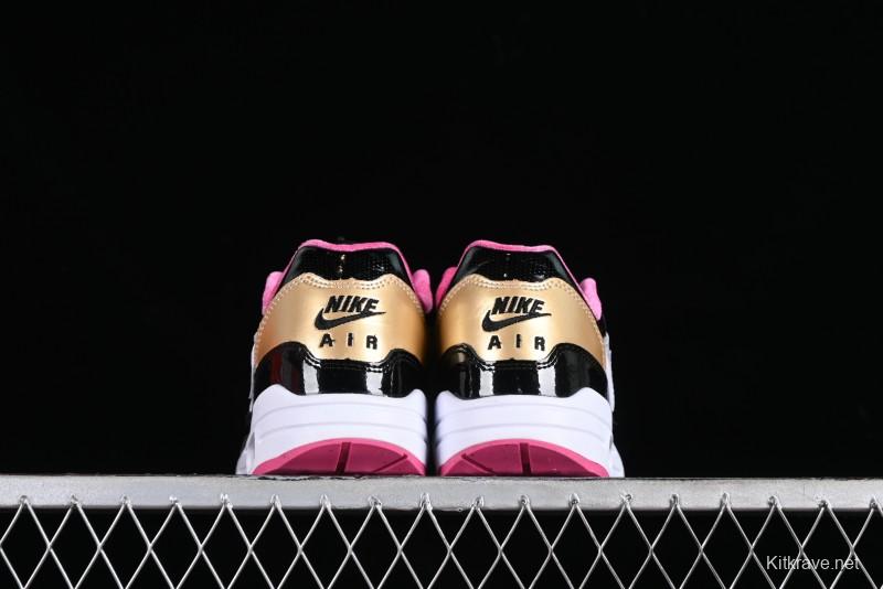 Nike Air Max 1 Premium Retro Running Shoes with Half-Sole Air Cushion - HJ3966-100