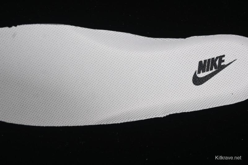 Nike Air Force 1 '07 Low Stussy Collaboration Black White Lace-Up Low-Top Casual Sneakers - SJ1198-108