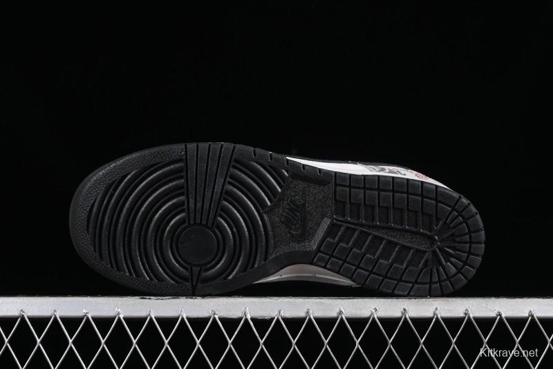 Nike SB Dunk Low Chinese New Year Limited Edition - Gray Dragon Anniversary High-End Custom Low-Top Casual Skate Shoes - XP3802-330