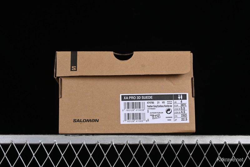 Salomon XA PRO 3D Suede Outdoor Trail Running Shoes with SENSIFIT and 3D ADVANCED CHASSIS - 474785-21