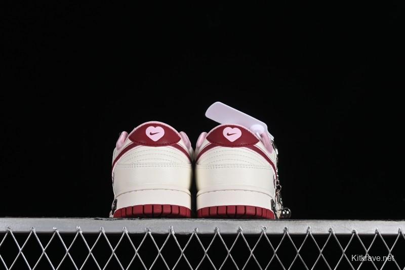 Nike SB Dunk Low Valentine's Day Limited Edition - Cherry Valentine Anniversary High-End Custom Low-Top Casual Sneakers - XX2025-312