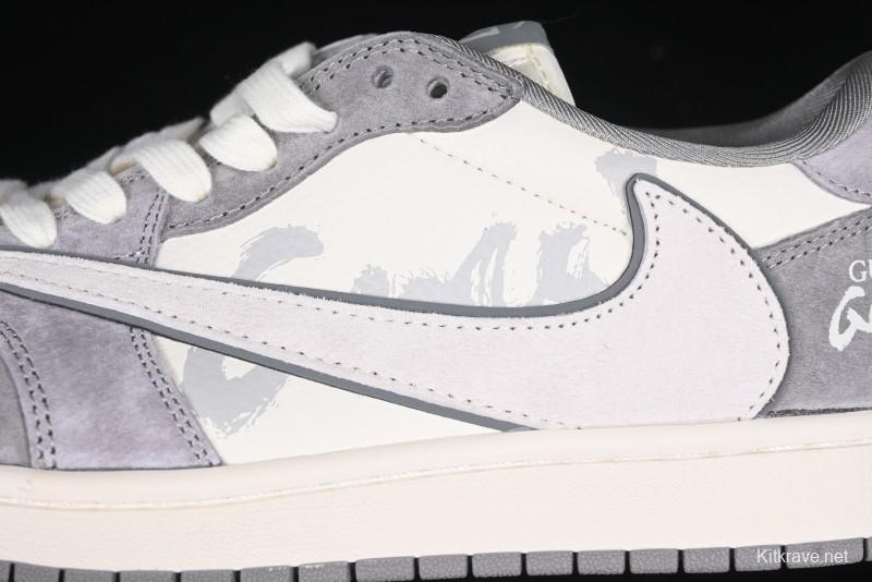 Nike Travis Scott x Fragment Design x Air Jordan 1 Low OG SP AJ1 Sneakers - DM9288-001