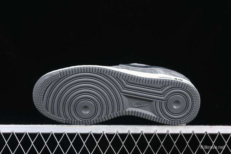 Nike Air Force 1'07 Low "Black Eight" Custom Casual Sneakers for Autumn Winter - YD2425-808