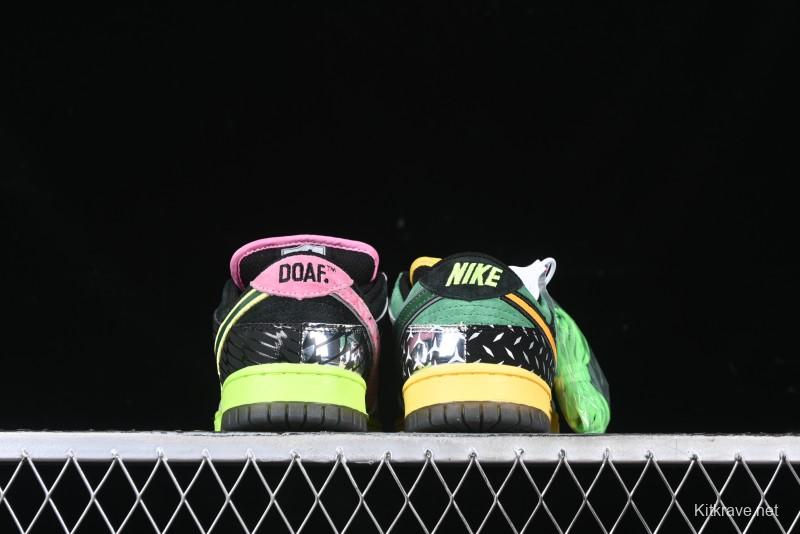 Nike Dunk Low "What The Ducks" Oregon Ducks Football Team Low-Top Casual Sneakers - HV1454-001