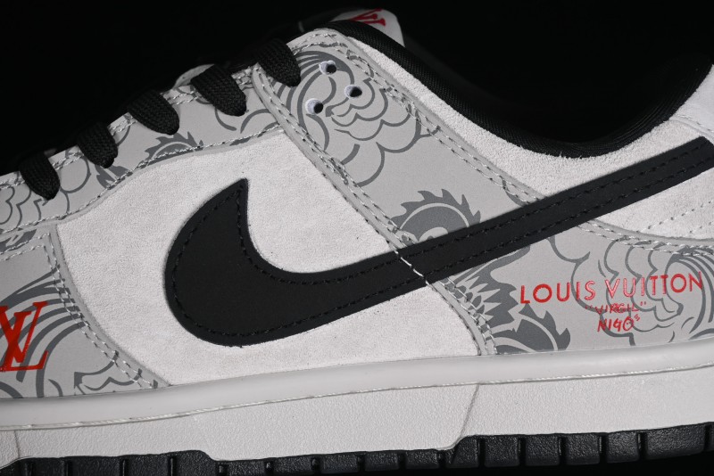 Nike SB Dunk Low Chinese New Year Limited Edition - Gray Dragon Anniversary High-End Custom Low-Top Casual Skate Shoes - XP3802-330