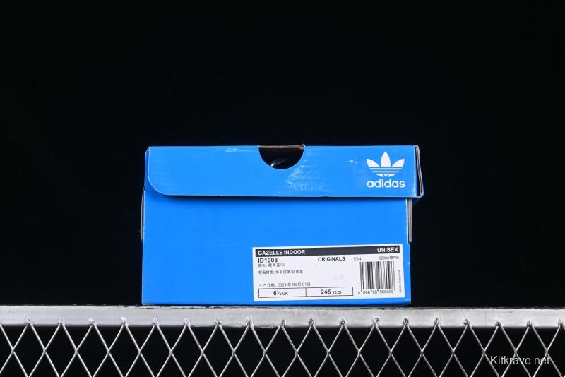 Adidas Originals Gazelle Indoor Retro Casual Anti-Slip Wear-Resistant Low-Top Sneakers - ID1008