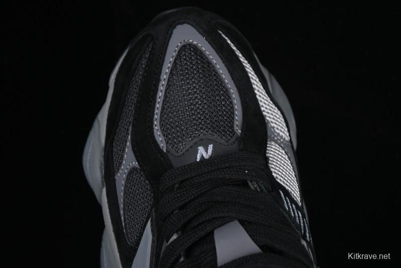 New Balance 9060 Retro Casual Running Shoes with ABZORB Cushioning Technology - U9060BLK
