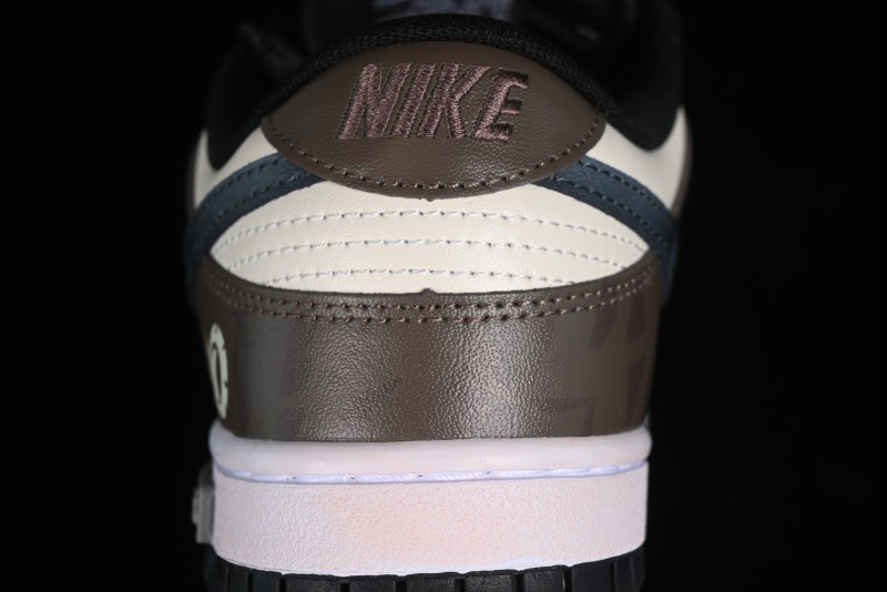 Nike Dunk Low Panda Prank Street Racing Electro Rust Distressed SB Strap Low-Top Casual Sneakers - DD1391-100