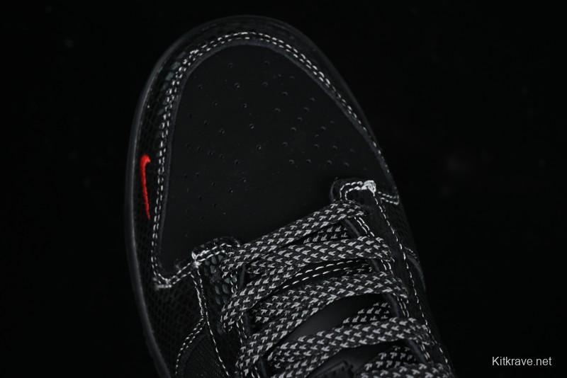 Nike SB Dunk Low Year of the Snake Limited Edition - Black Snake Anniversary High-End Custom Low-Top Casual Sneakers - CH8311-233