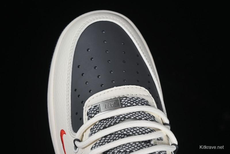 Nike Air Force 1 '07 Low UN Collaboration White Blue Lace-Up Casual Sneakers - SJ1198-103