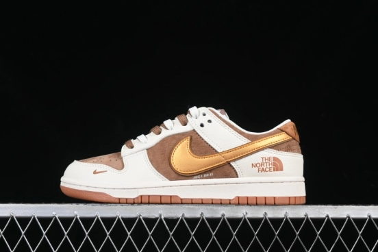 Nike SB Dunk Low The North Face Collaboration Anniversary High-End Customized Low-Top Casual Sneakers - DM6868-020
